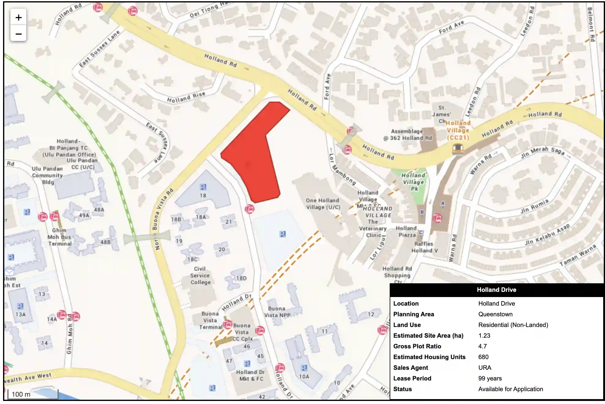 Holland Drive GLS Source URA Holland Drive GLS Source URA