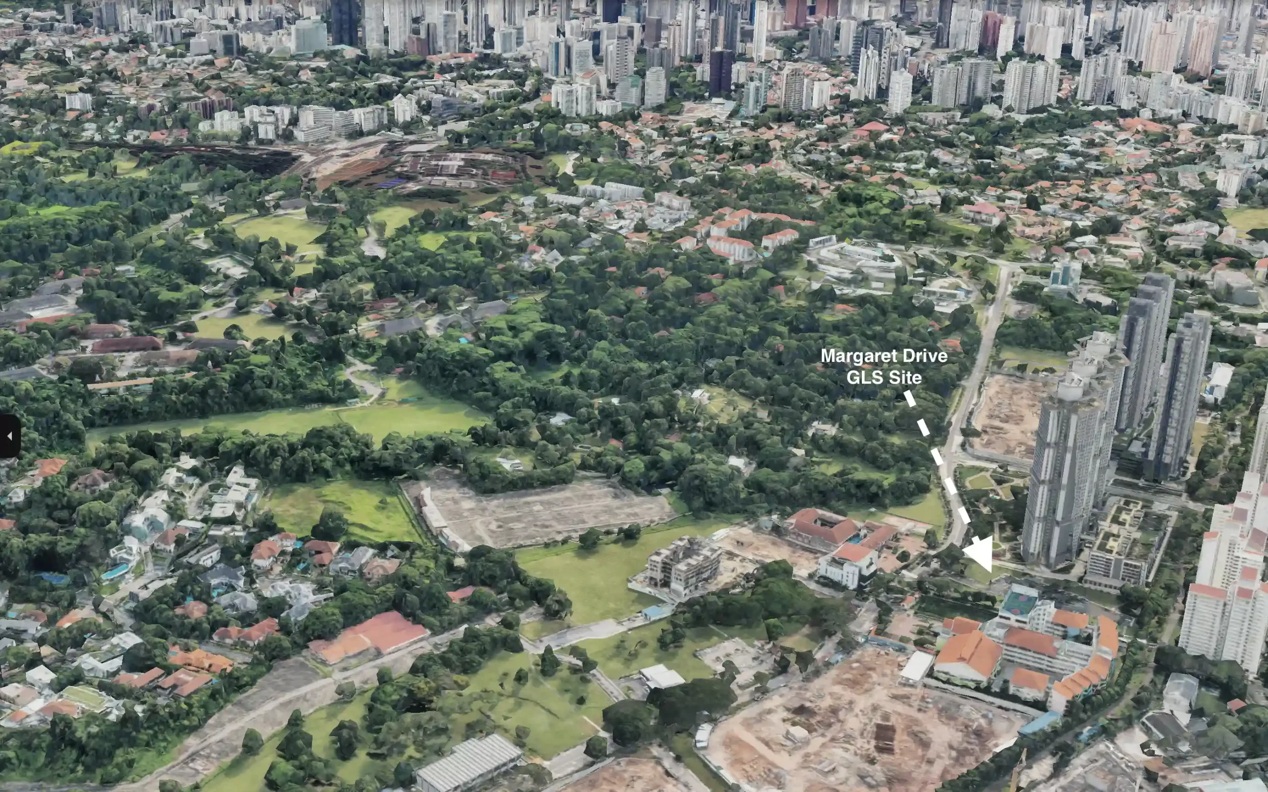 Margaret Drive GLS Location Map scaled 1