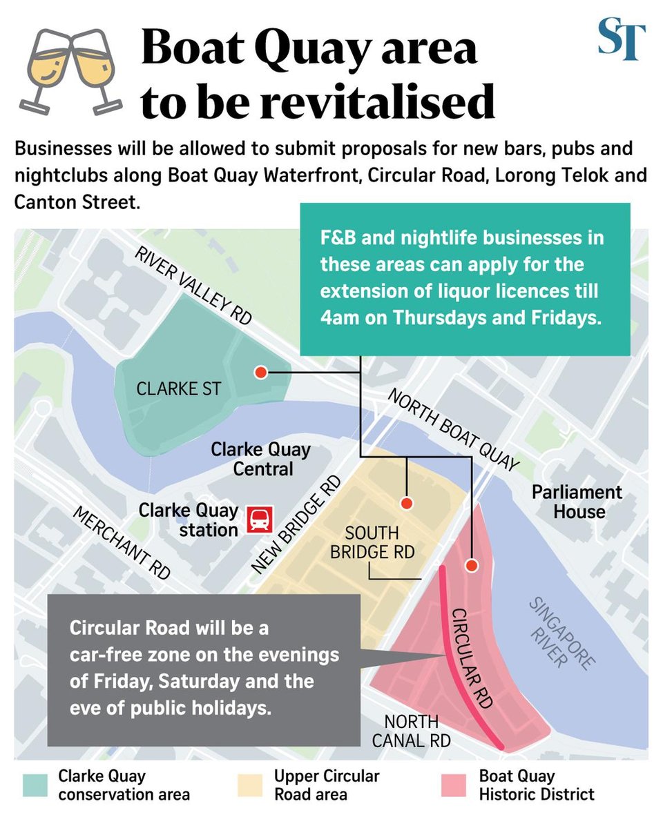 Boat Quay Clarke Quay Liquor Hours Extended to 4am 1 Boat Quay Clarke Quay Liquor Hours Extended to 4am 1