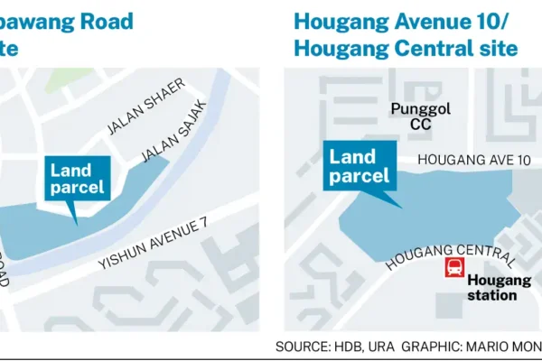 Both parcels are on the confirmed list under the government land sales programme for H1 2025