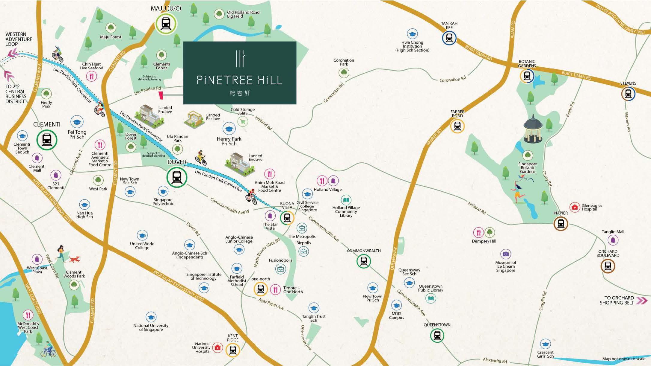Pinetree Hill Location Map