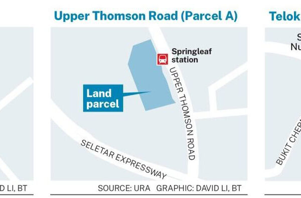 URA Launches Three Prime Residential Sites for Tender in Dorset Upper Thomson and Telok Blangah 1